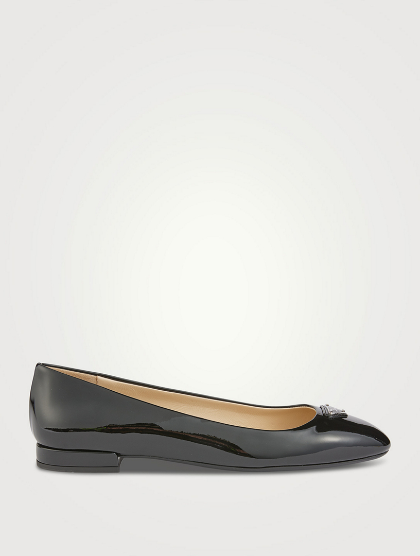 prada patent flats
