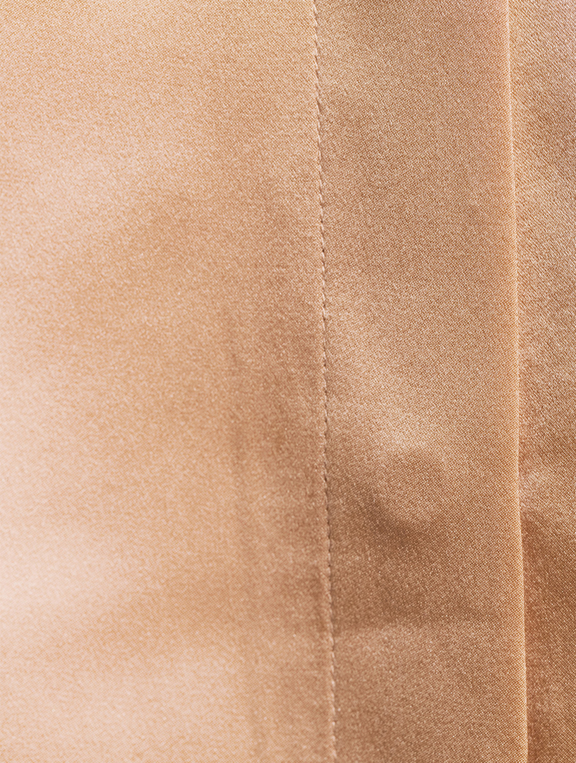 Femme Tie-Neck Silk Blouse