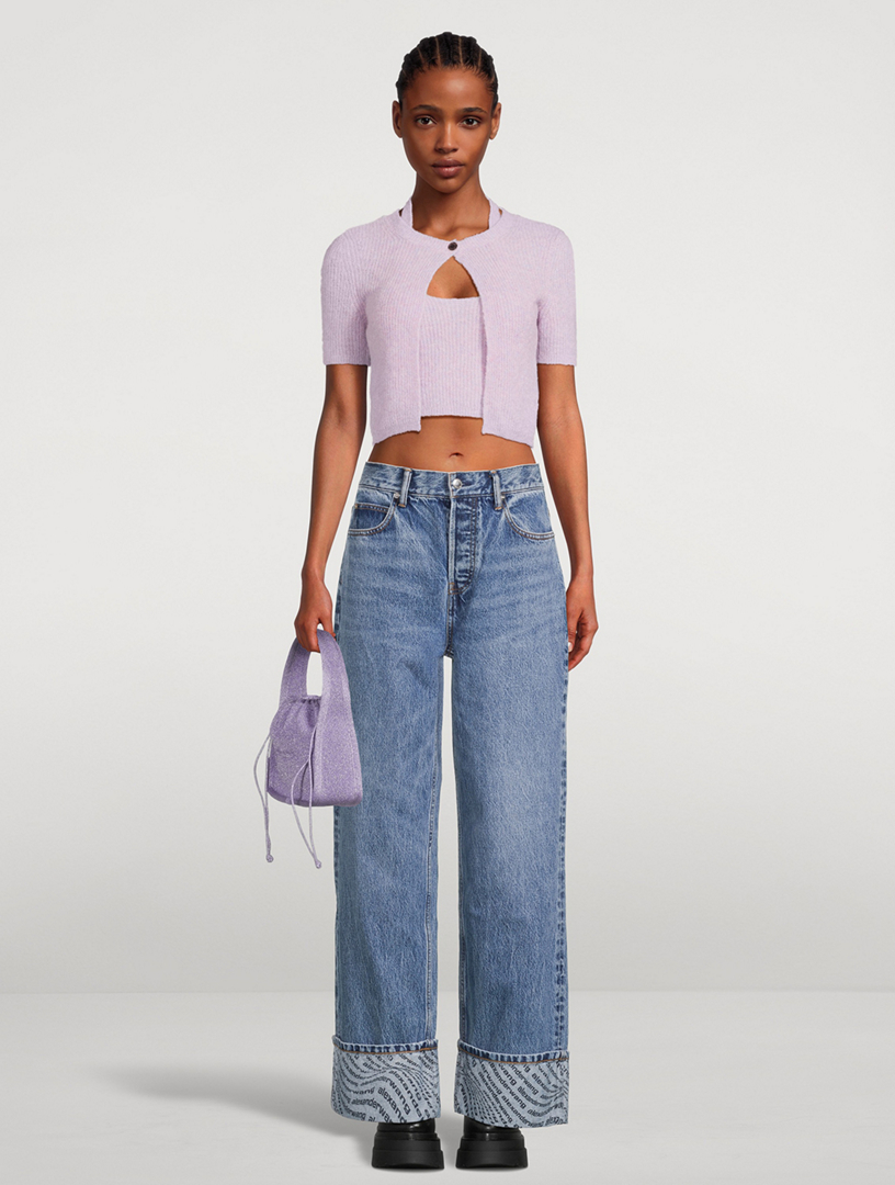 ALEXANDERWANG.T Rib-Knit Halter Twinset | Holt Renfrew