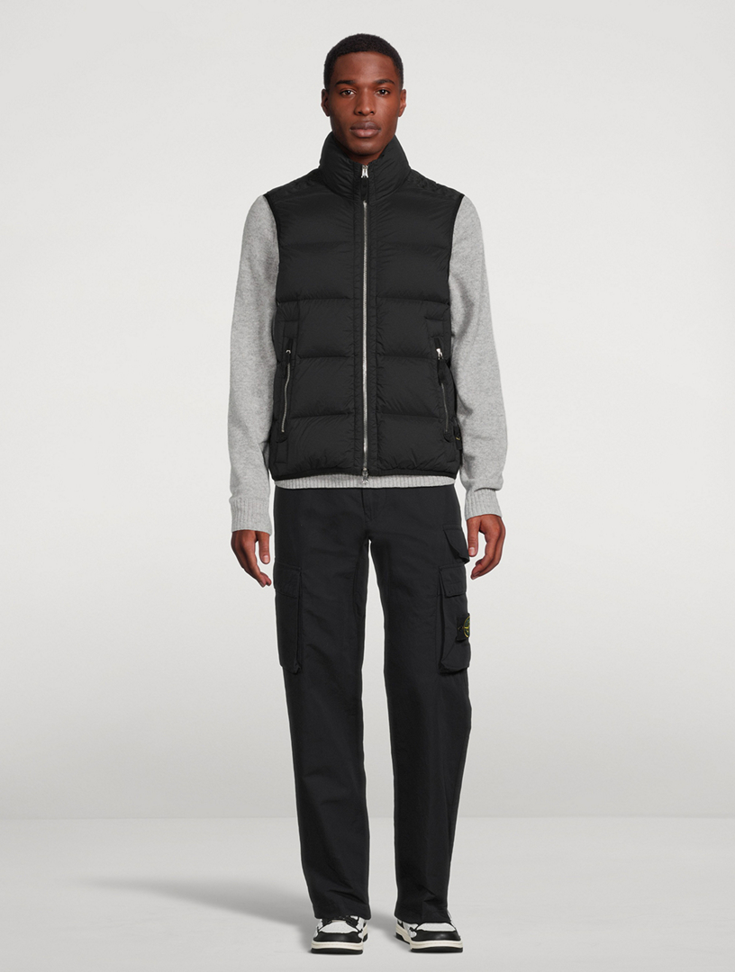 Stone island gilet noir hot sale