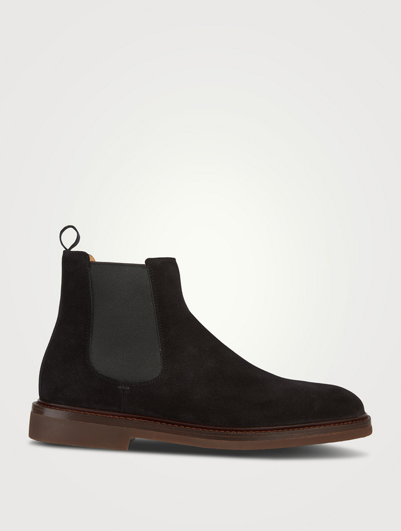 Paul Smith Black Leather Lansing Chelsea Boots