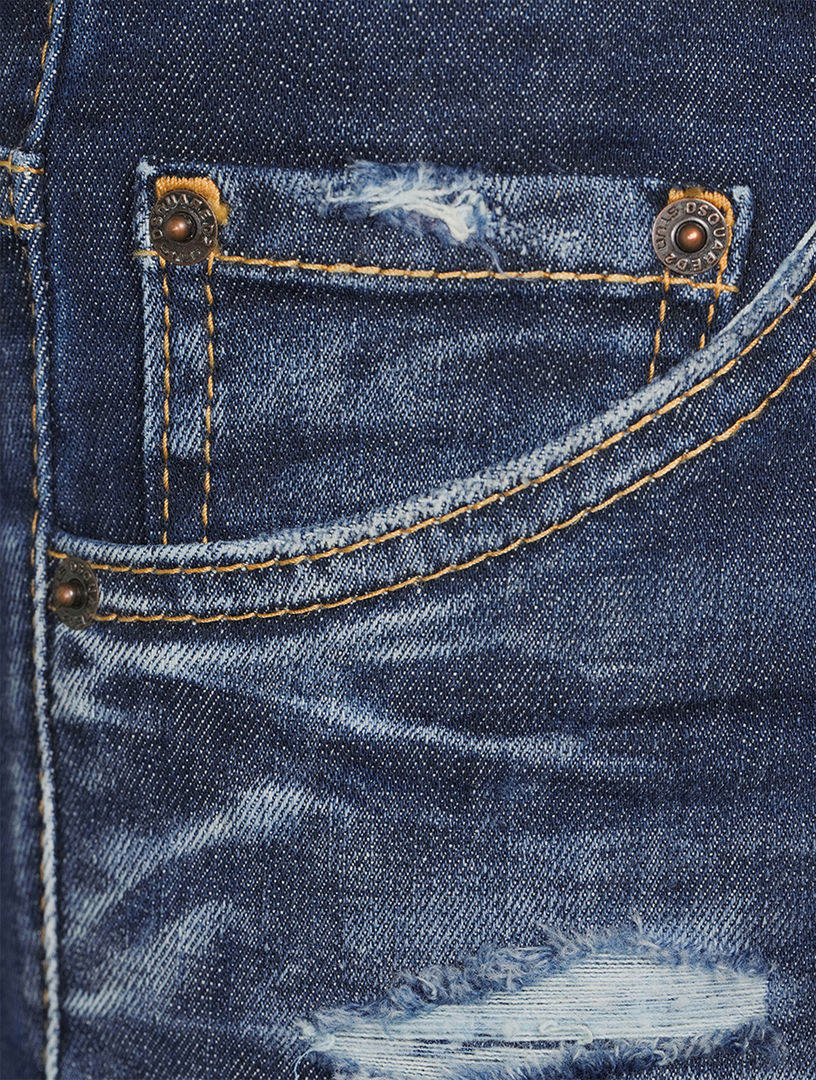 Distressed Cool Guy Skinny Jeans