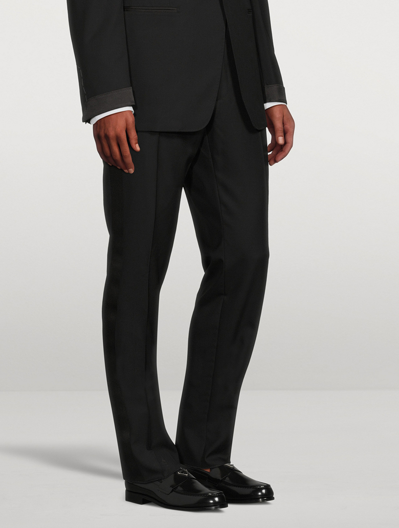 PRADA Leather Loafers  Black