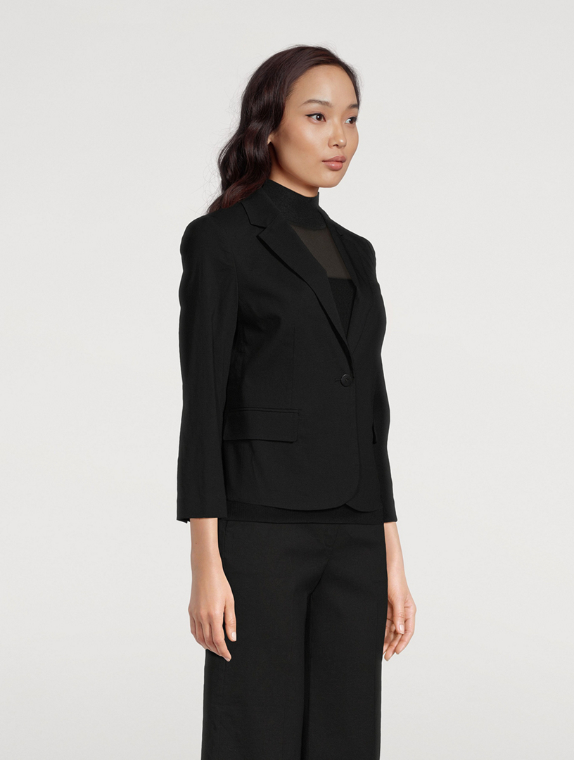 THEORY Good Linen Shrunken Blazer | Holt Renfrew Canada