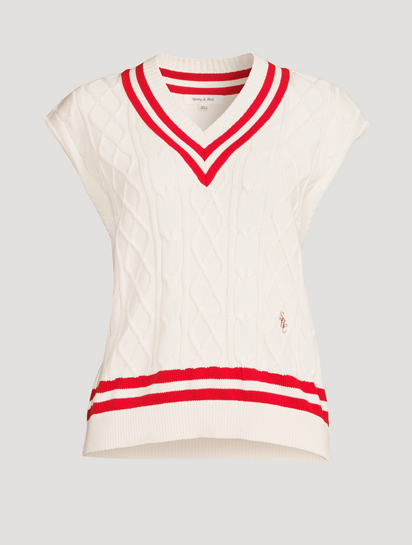 Sporty & Rich x Prince Sweater Vest