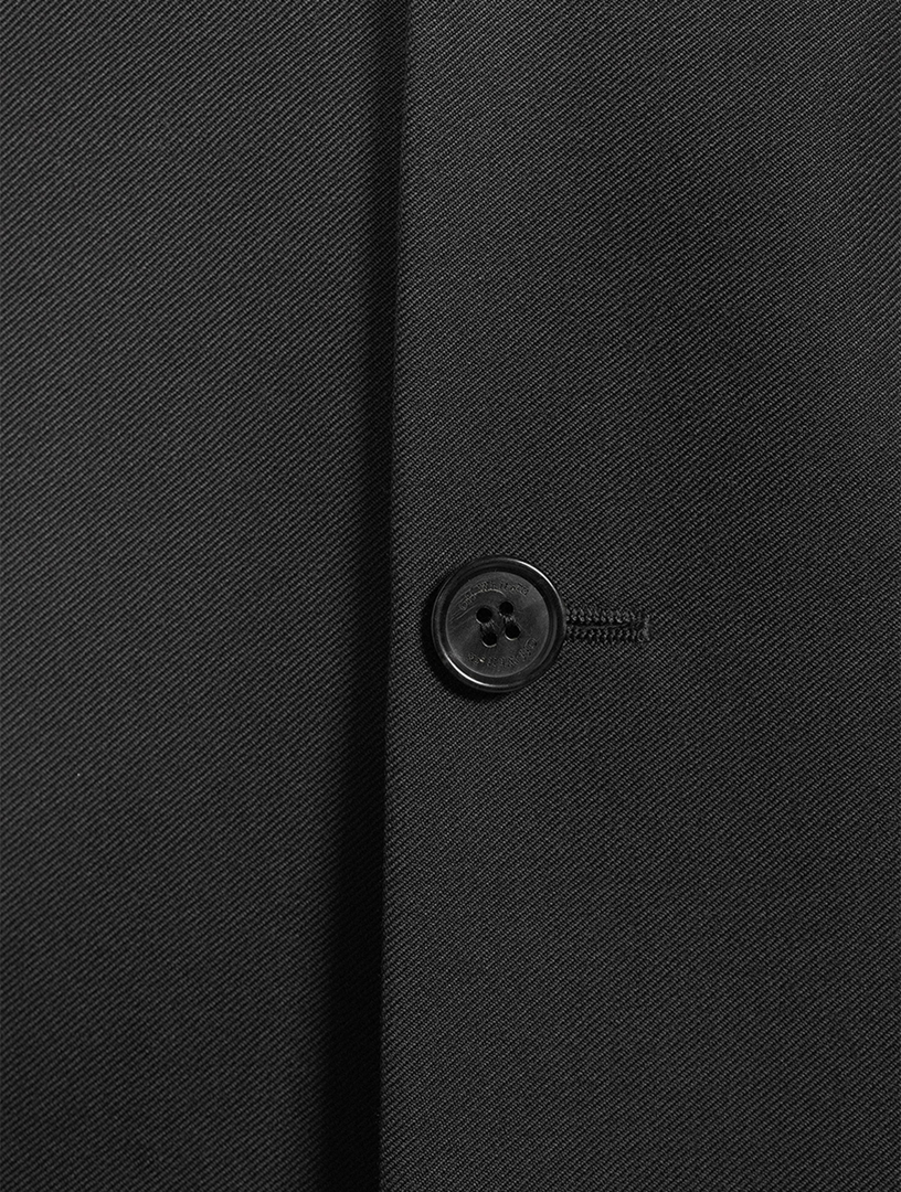 Wool Single-Breasted Jacket
