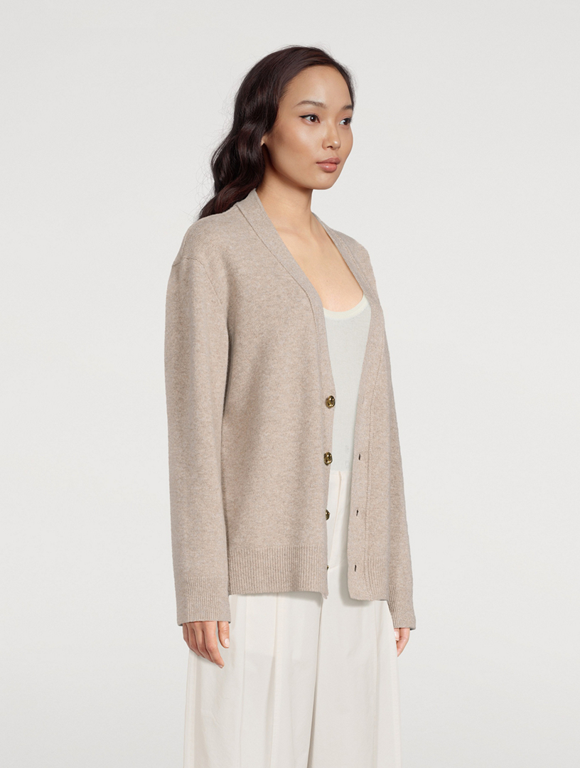 BOTTEGA VENETA Cashmere Cardigan With Knot Buttons | Holt Renfrew