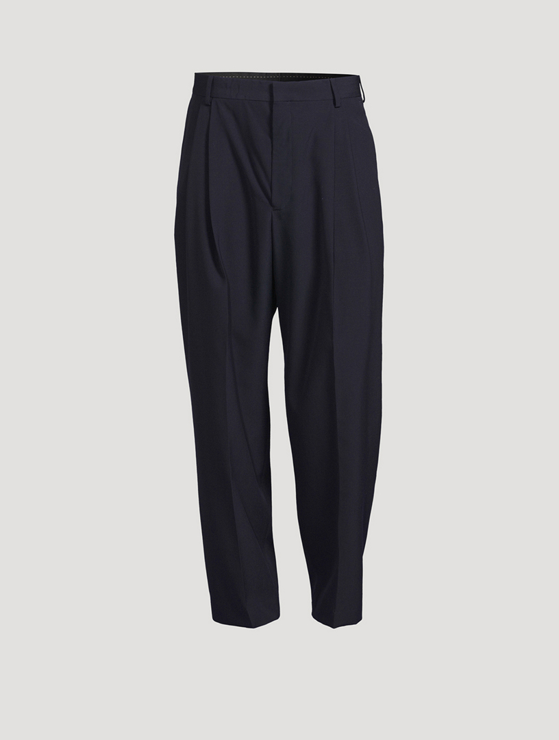 DRIES VAN NOTEN Phoenix Wool Tapered Pants | Holt Renfrew