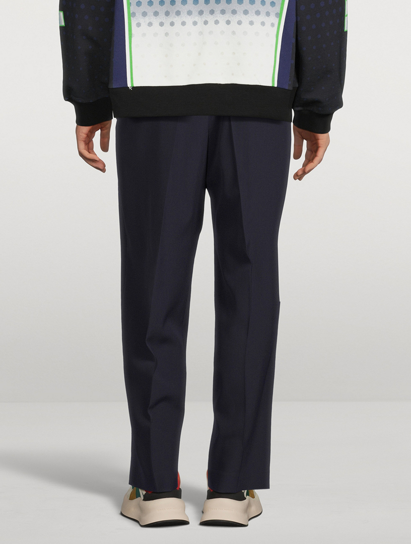 DRIES VAN NOTEN Phoenix Wool Tapered Pants | Holt Renfrew