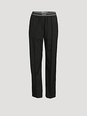 Wool And Cotton Trousers