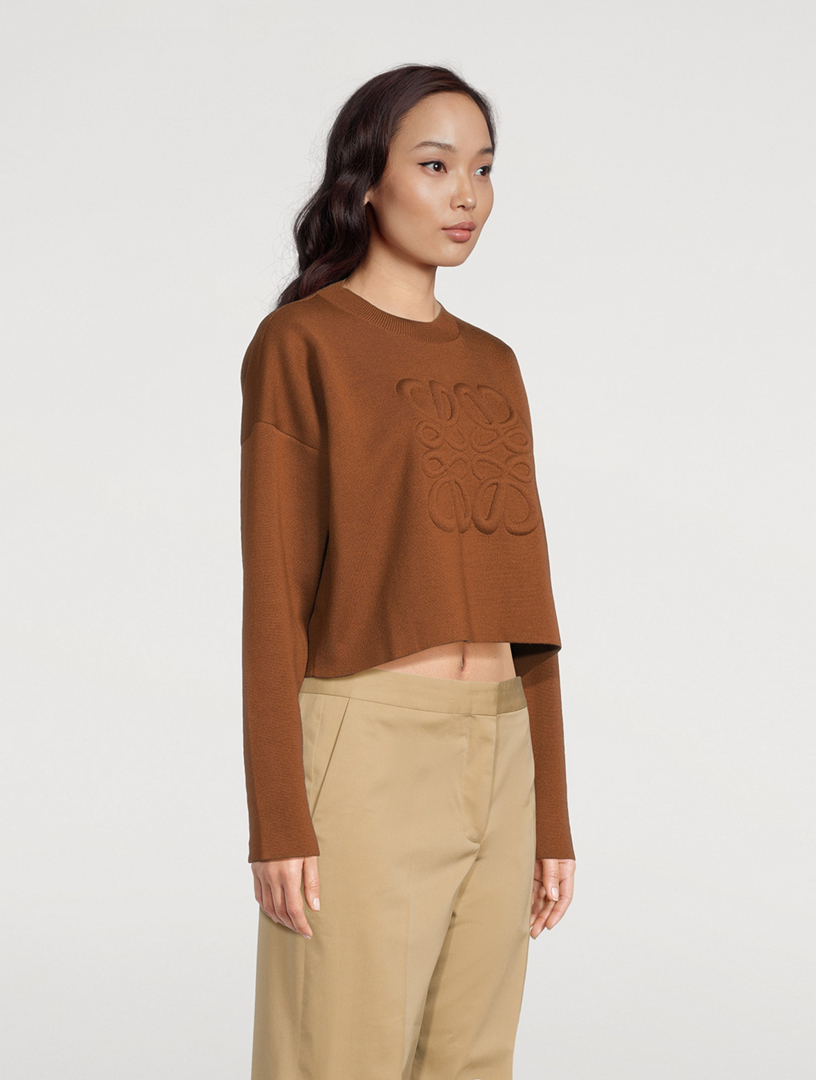 LOEWE Wool Cropped Sweater