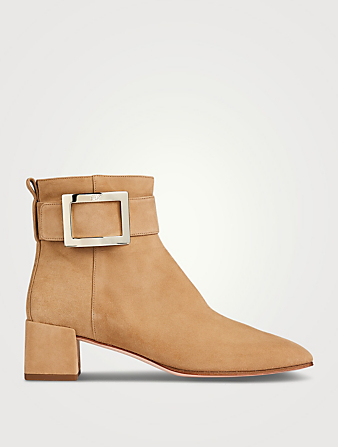 So Vivier Suede Ankle Boots