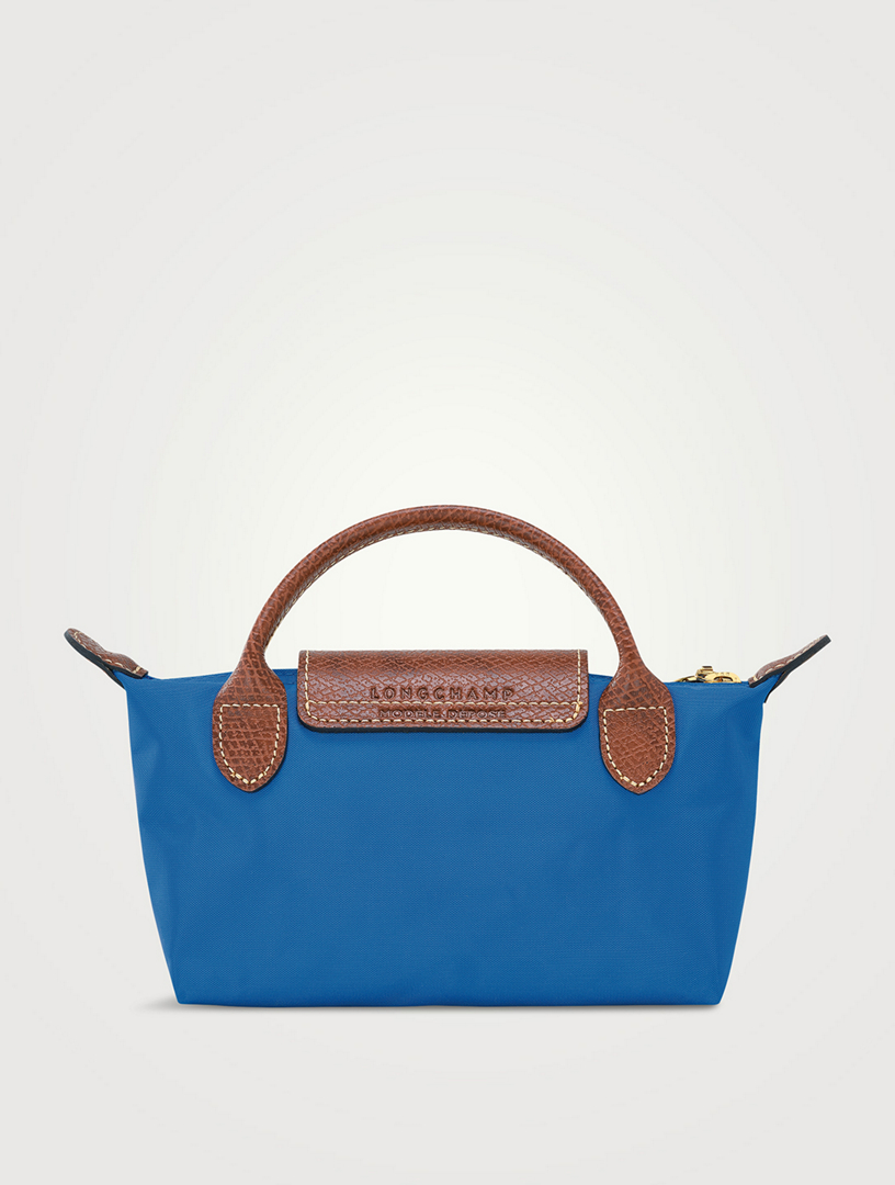 Longchamp Le Pliage Club Cosmetic Case In Blue