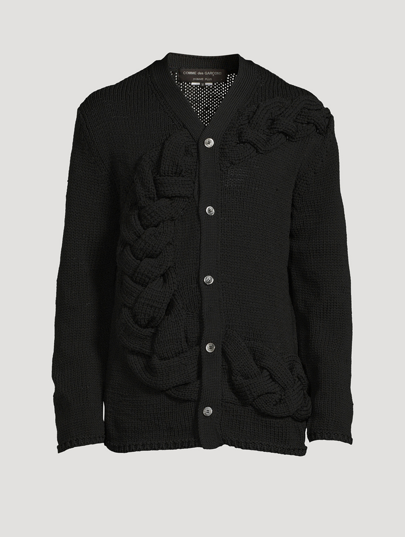 MAISON MARGIELA Cotton And Wool Zip Cardigan | Holt Renfrew