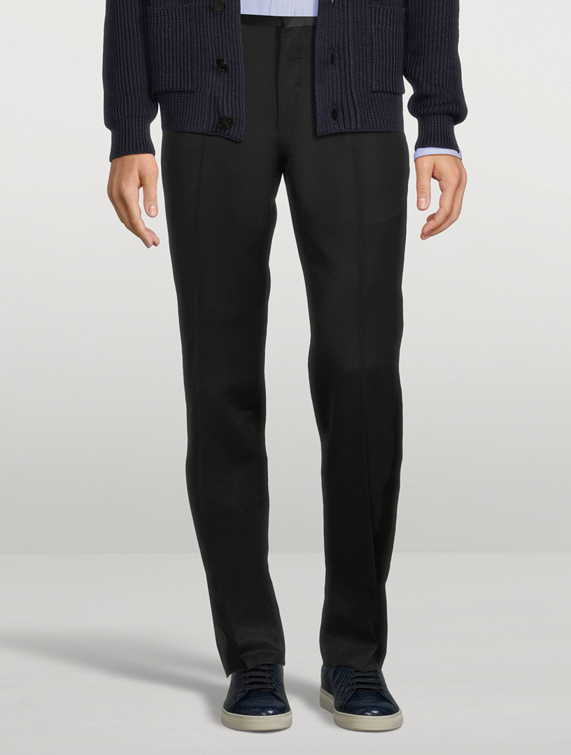TOM FORD Wool Mohair Shelton Evening Pants