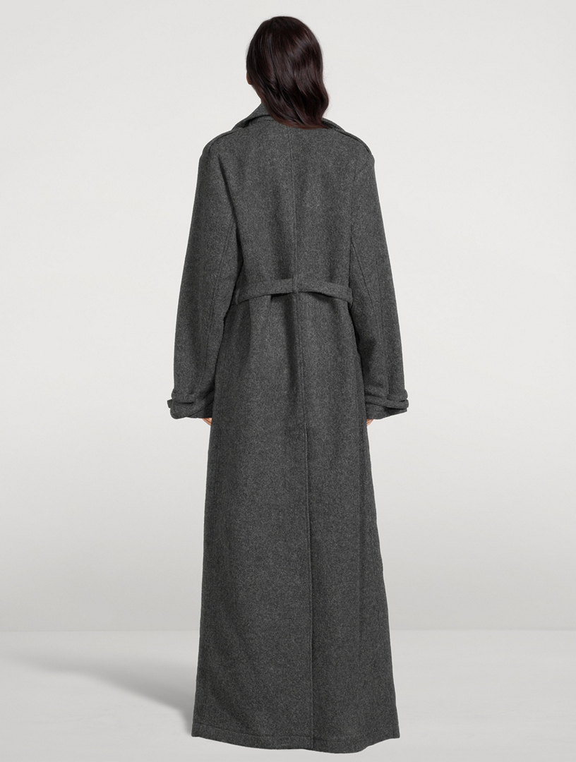 Renwicks Belted Wool Trench Coat