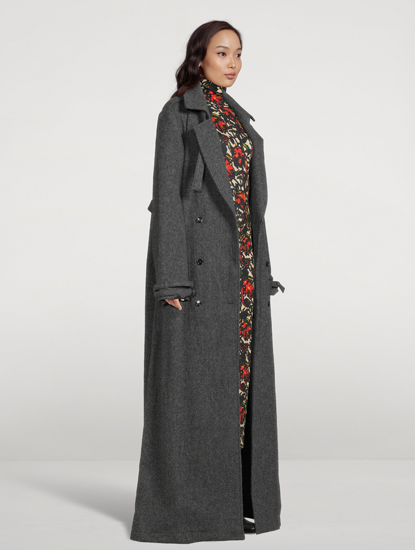 Dries van cheap noten wool coat