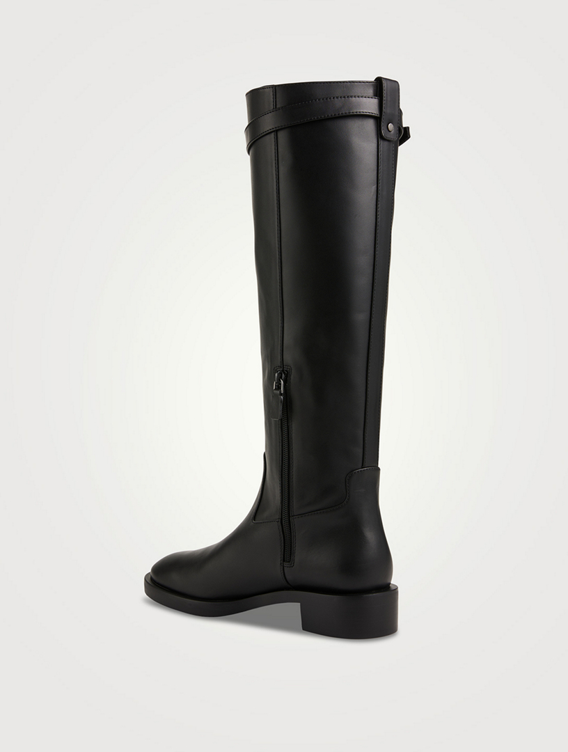 STUART WEITZMAN Maverick Leather Knee-High Boots | Holt Renfrew