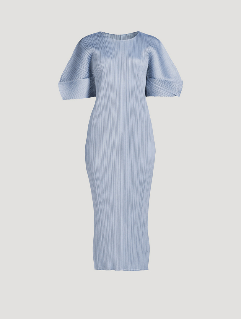 PLEATS PLEASE ISSEY MIYAKE Monthly Colour August Puff-Sleeve Dress