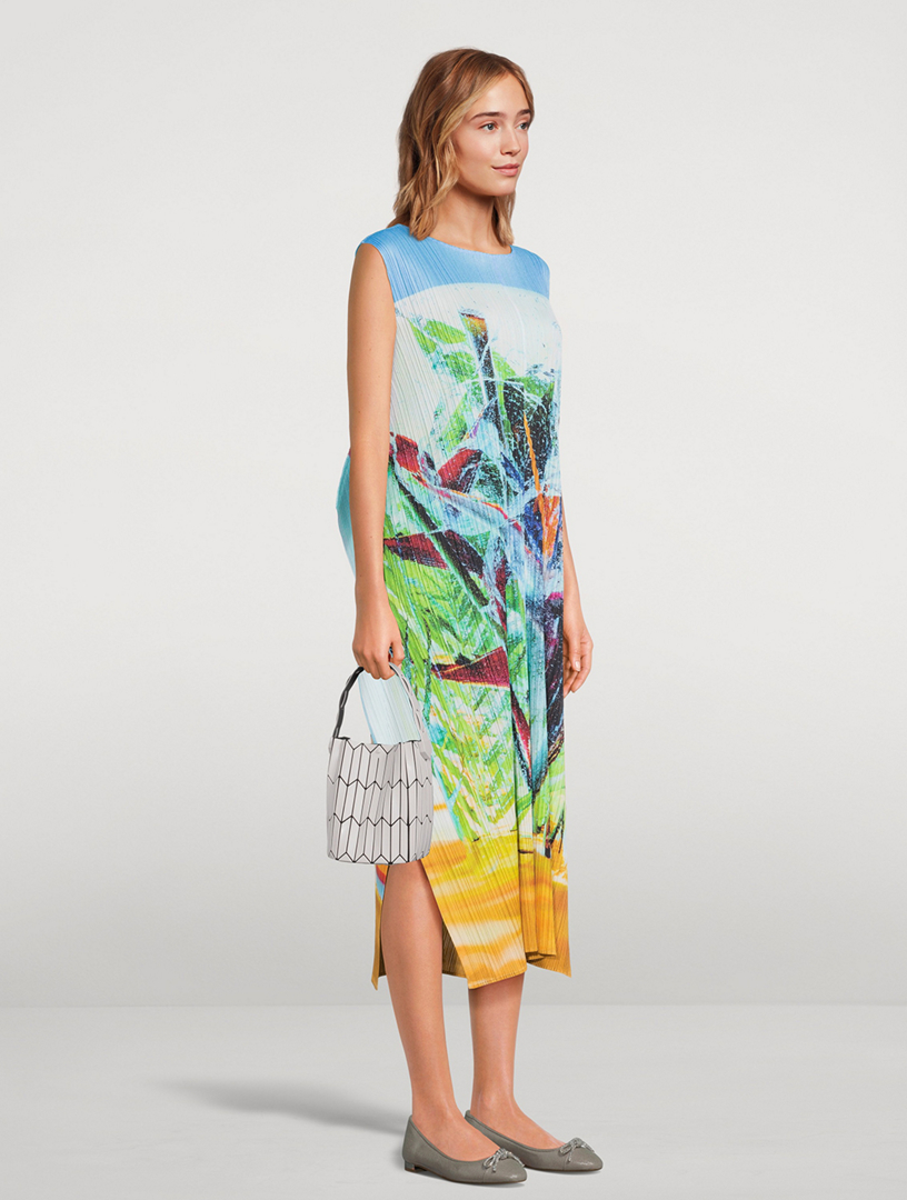 PLEATS PLEASE ISSEY MIYAKE Tropical Winter Dress | Holt Renfrew