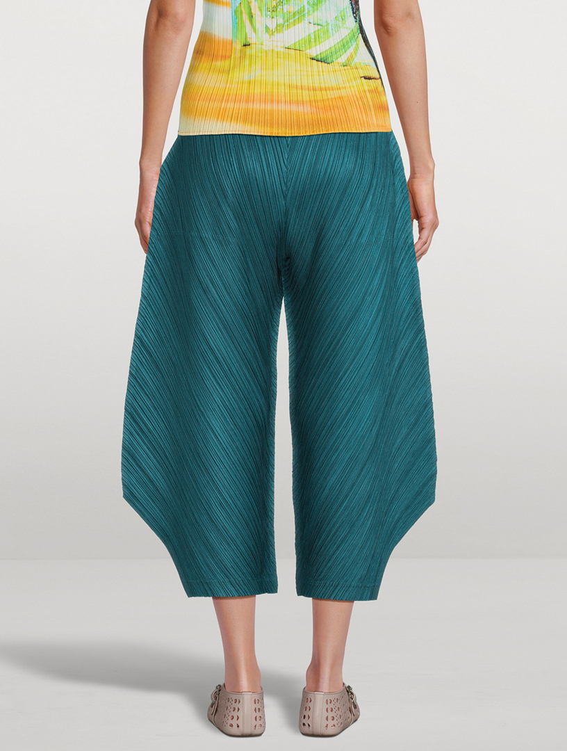 PLEATS PLEASE ISSEY MIYAKE Thicker Bottoms 1 Wide-Leg Pants | Holt