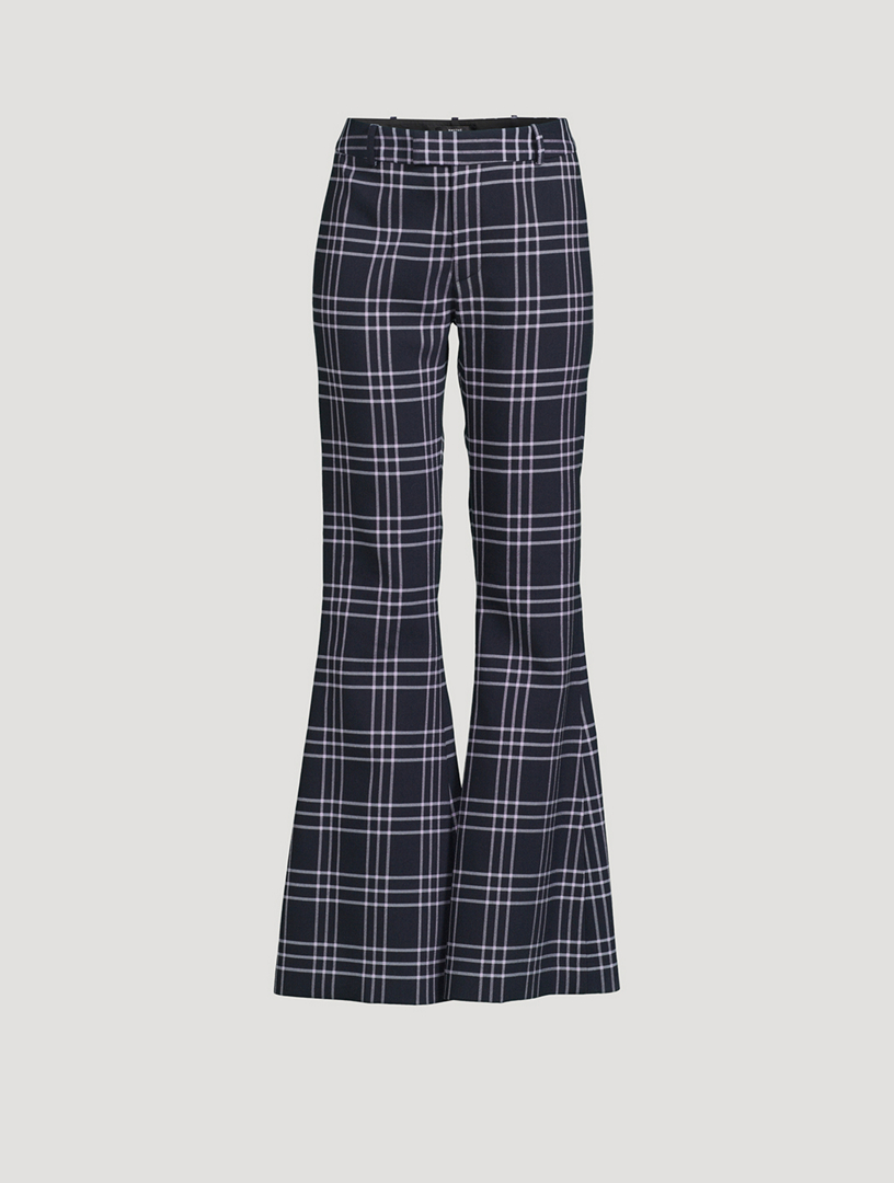 Plaid store print pants