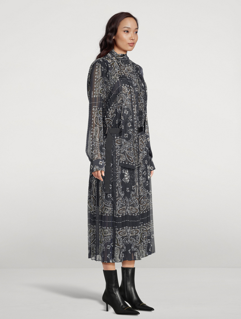 Shirt Dress Bandana Print