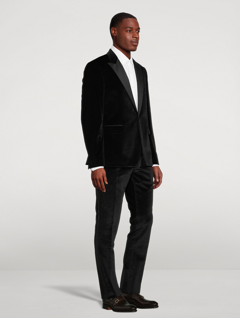 Men's Cotton Oversized Tailored Blazer - Black - Pangaia