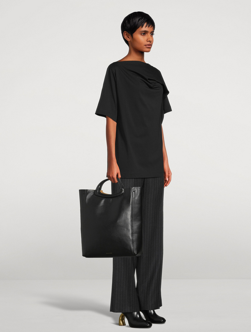 DRIES VAN NOTEN Leather Tote Bag