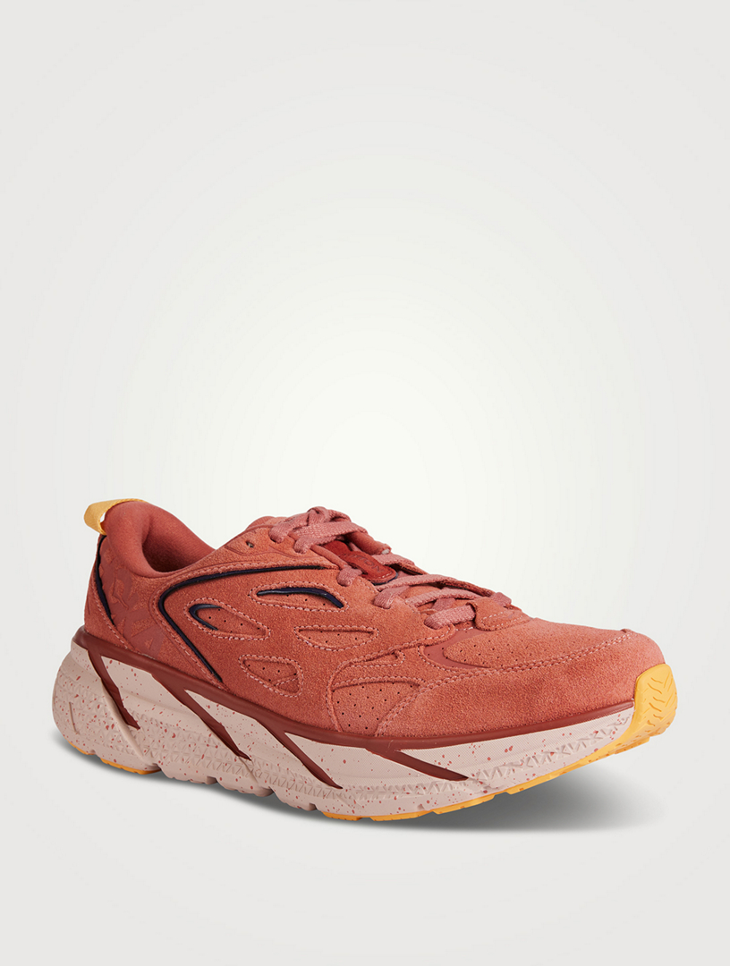 HOKA Clifton L Suede Sneakers | Holt Renfrew