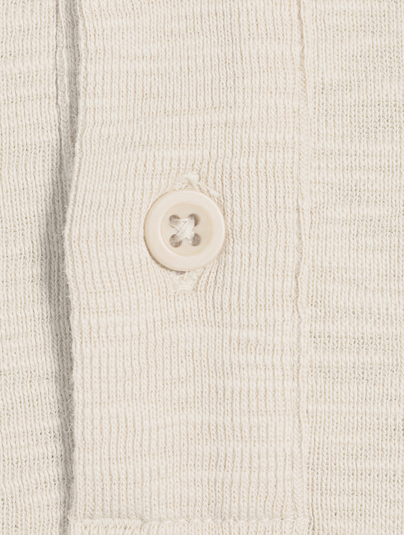 REIGNING CHAMP Cotton Long-Sleeve Henley | Holt Renfrew