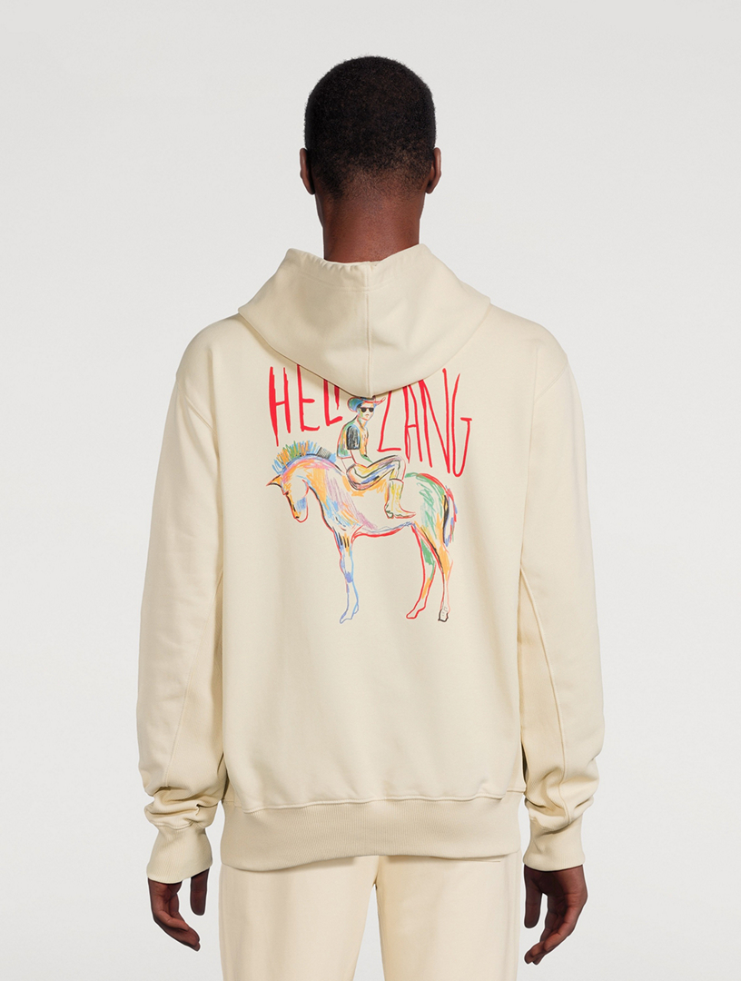 HELMUT LANG Scribble Logo Hoodie | Holt Renfrew