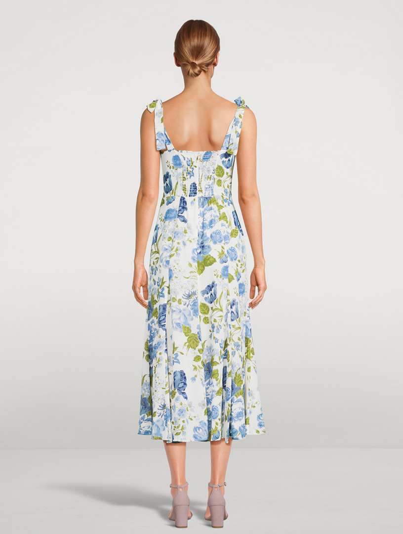 Nadira Midi Dress Floral Print