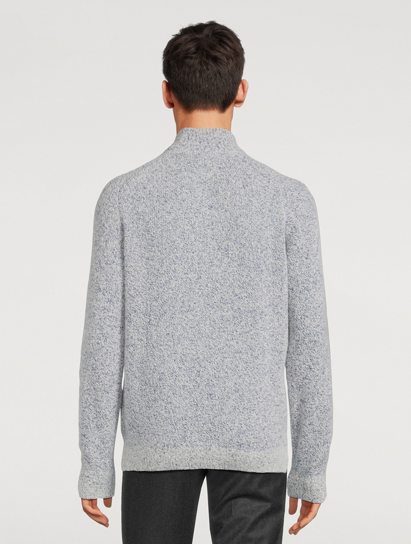 McGill Melange Cashmere Wool And Silk Sweater