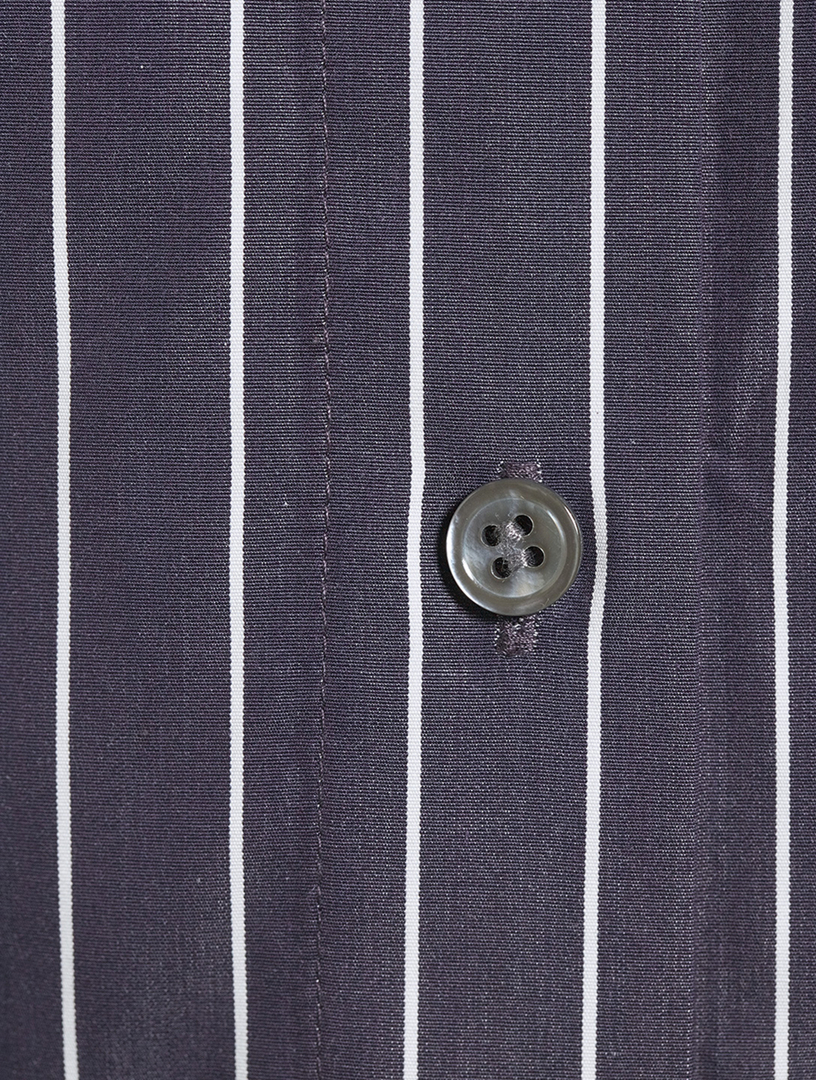 theory2025 シャツ Striped Straight Shirt B THEORY Straight