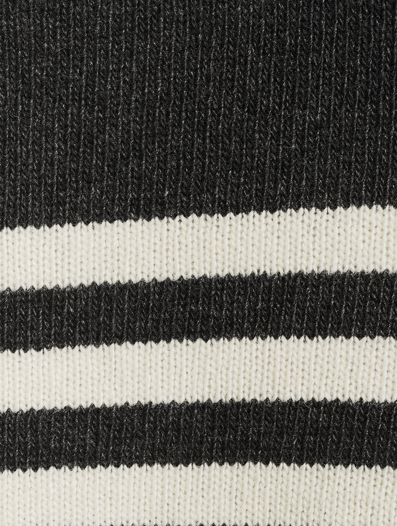 Stripe Jacquard Sweater