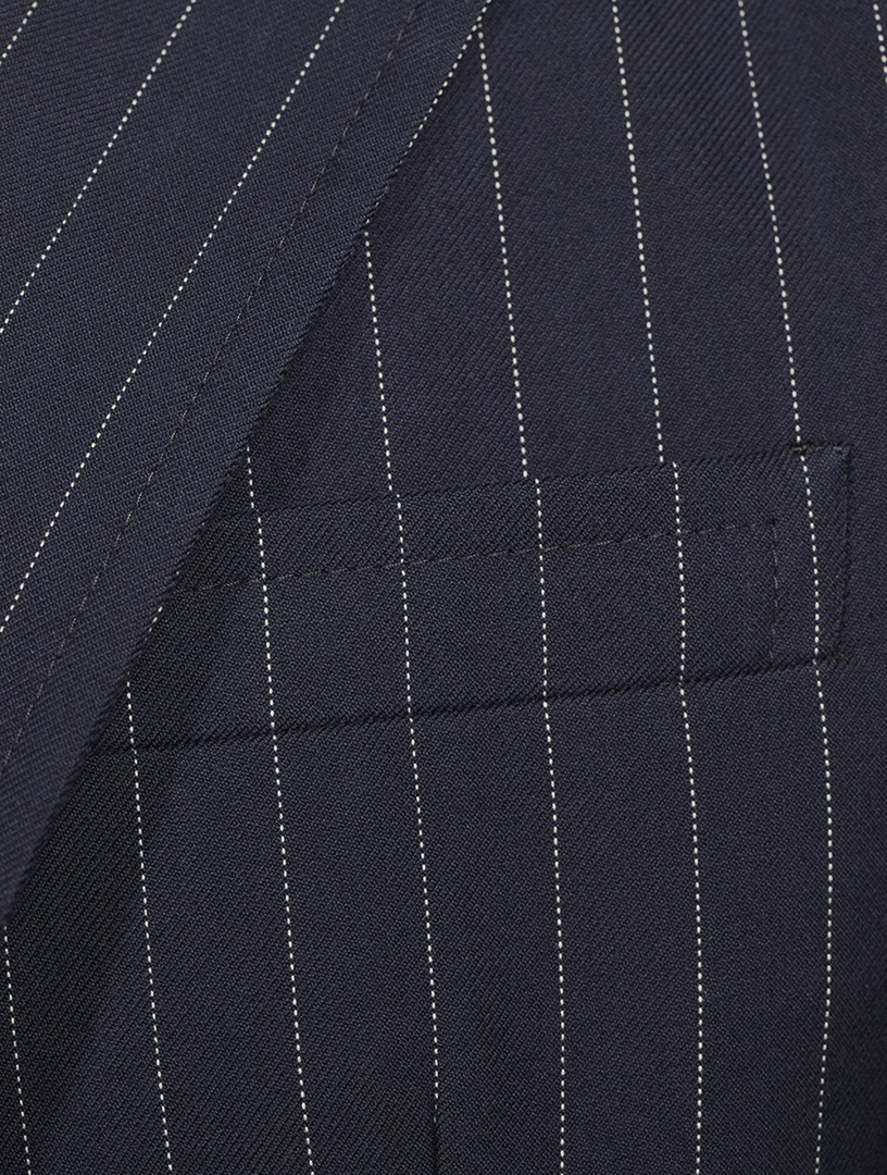 POLO RALPH LAUREN Soft Pinstriped Suit Jacket | Holt Renfrew