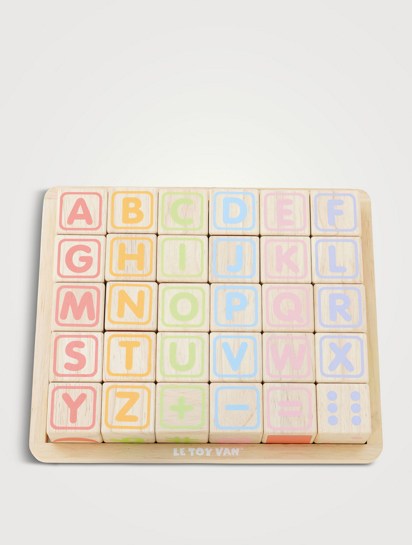 le toy van abc wooden blocks