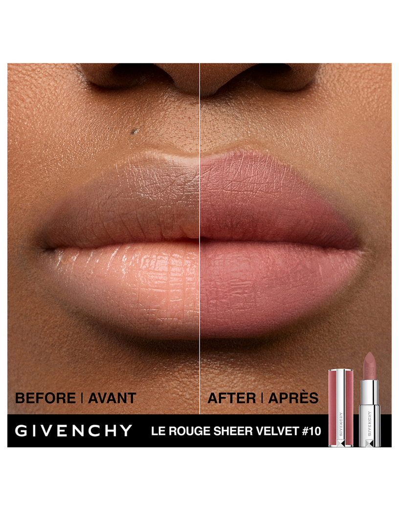 GIVENCHY Le Rouge Sheer Velvet Matte Lipstick | Holt Renfrew Canada