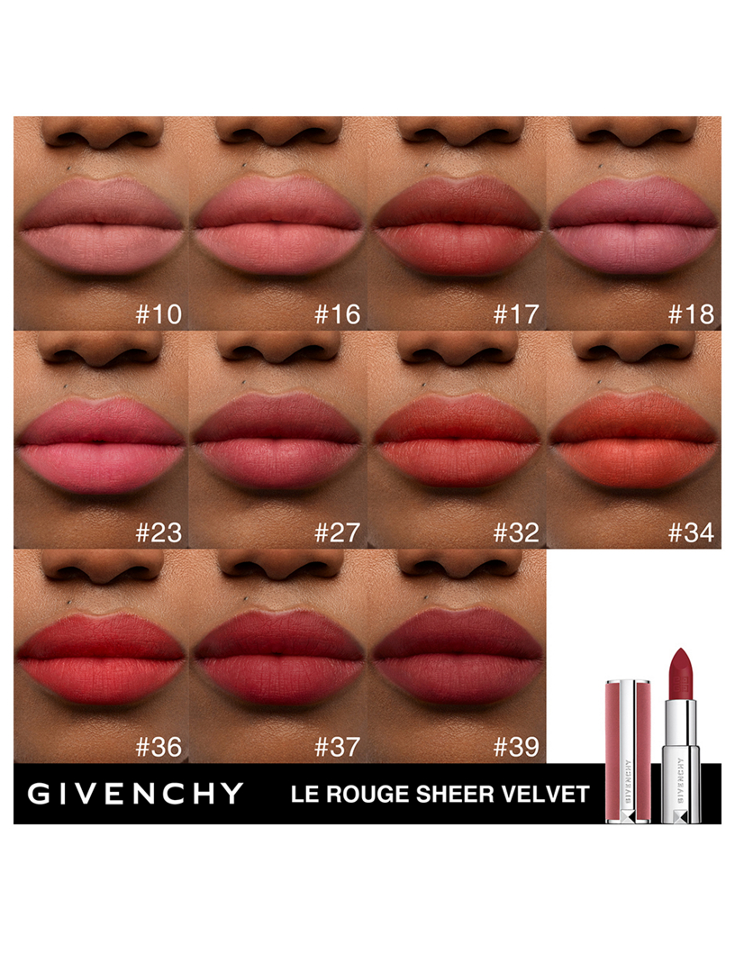 GIVENCHY Le Rouge Sheer Velvet Matte Lipstick | Holt Renfrew Canada