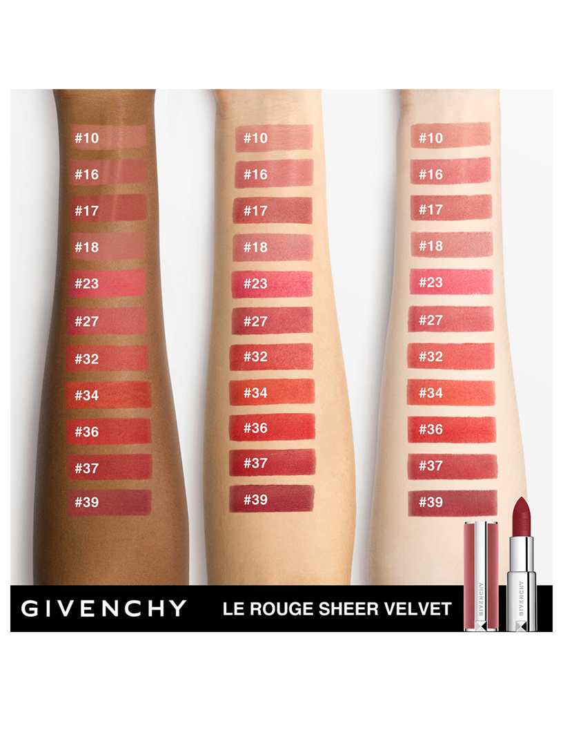 GIVENCHY Le Rouge Sheer Velvet Matte Lipstick | Holt Renfrew Canada