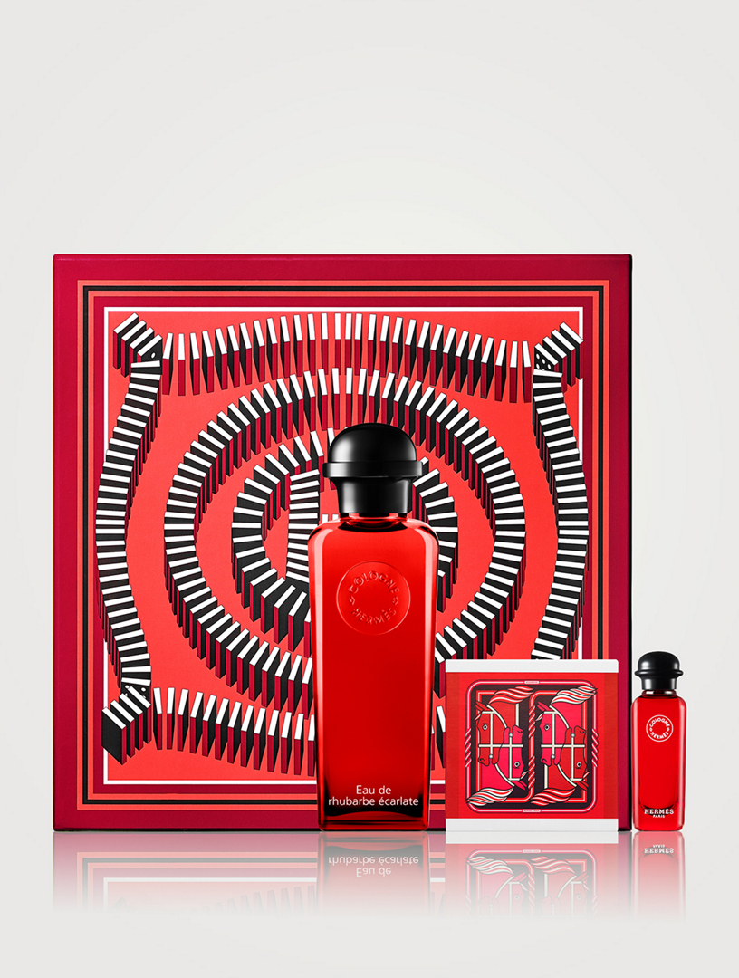 HERMES Eau de rhubarbe éclarate セット Fragrance HermÃ¨s Rhubarb Gift Set Rhubarb Rhubarb! Collection