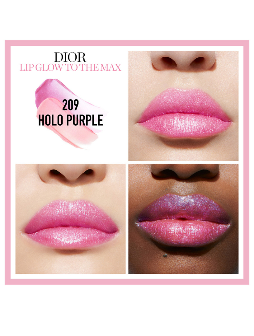 dior holo purple lip glow