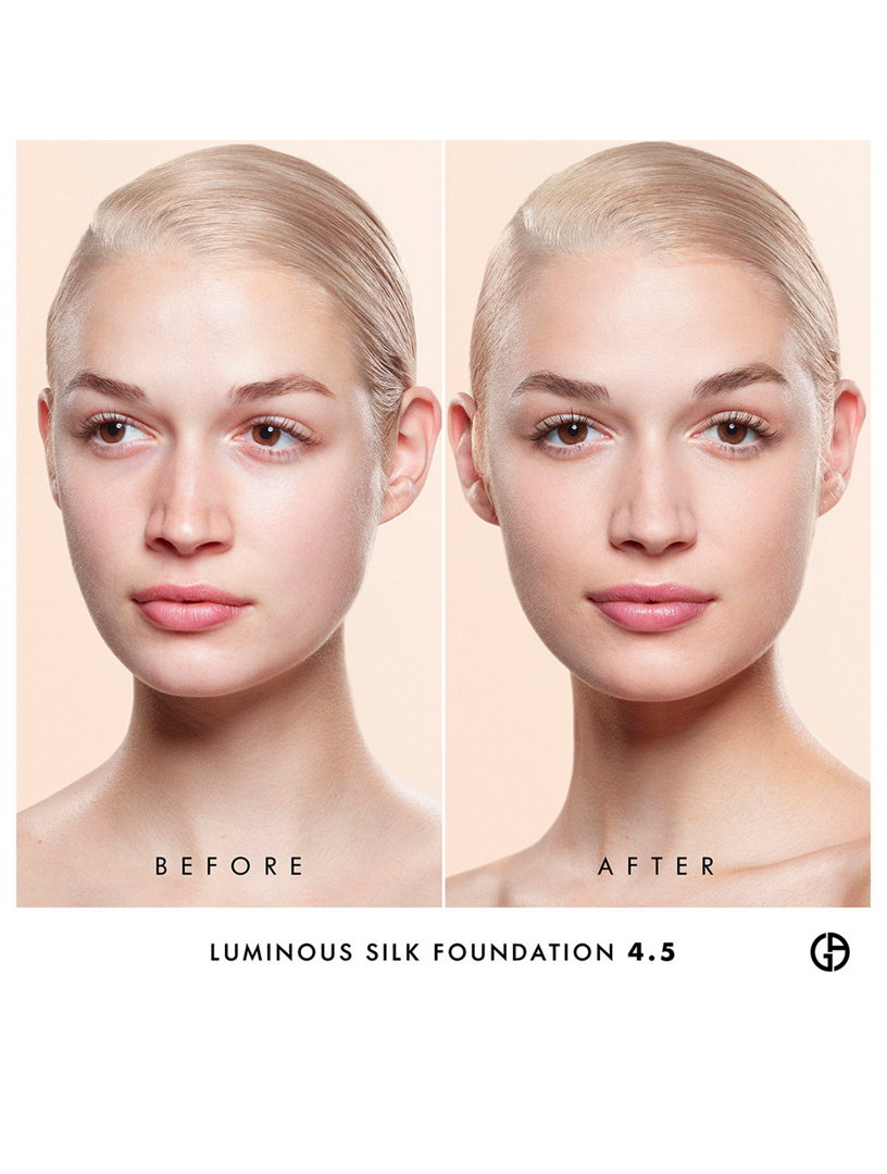 armani luminous silk foundation before after