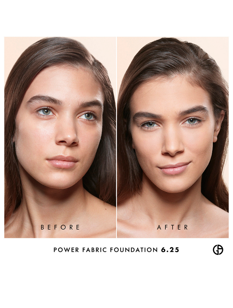 giorgio armani foundation before and after