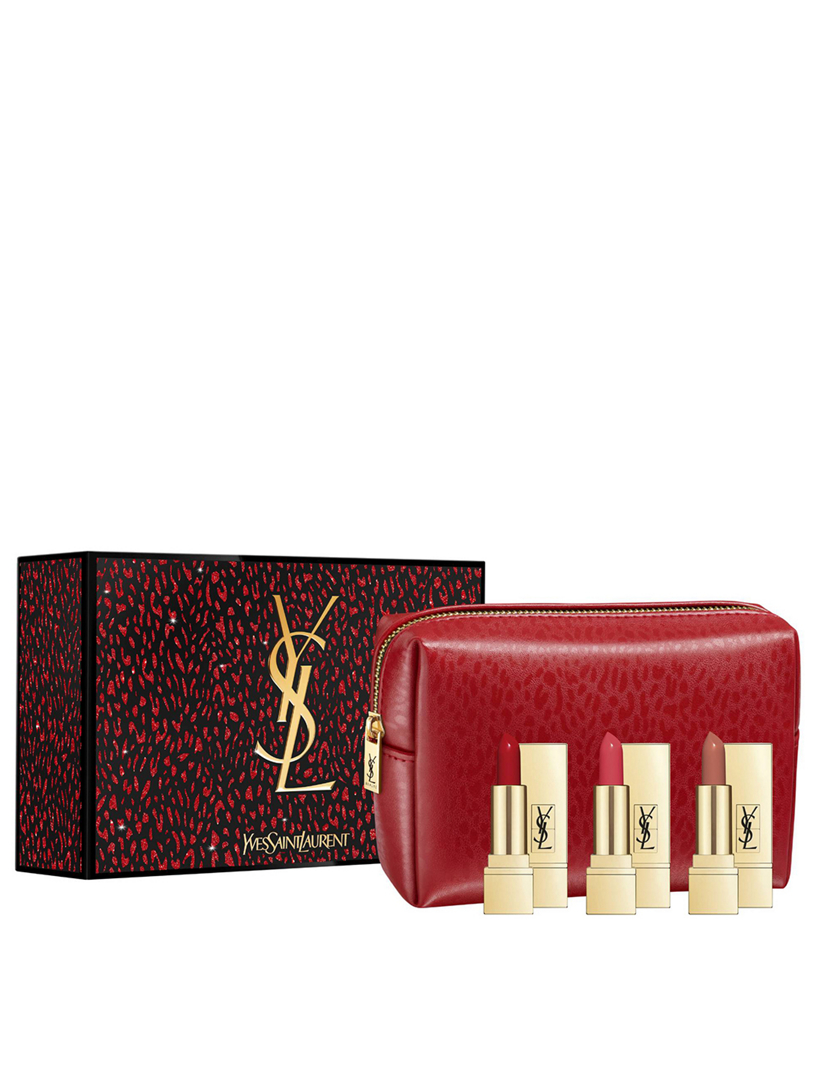 YVES SAINT LAURENT YSL Beauty Mini Rouge Pur Couture Holiday Set Holt