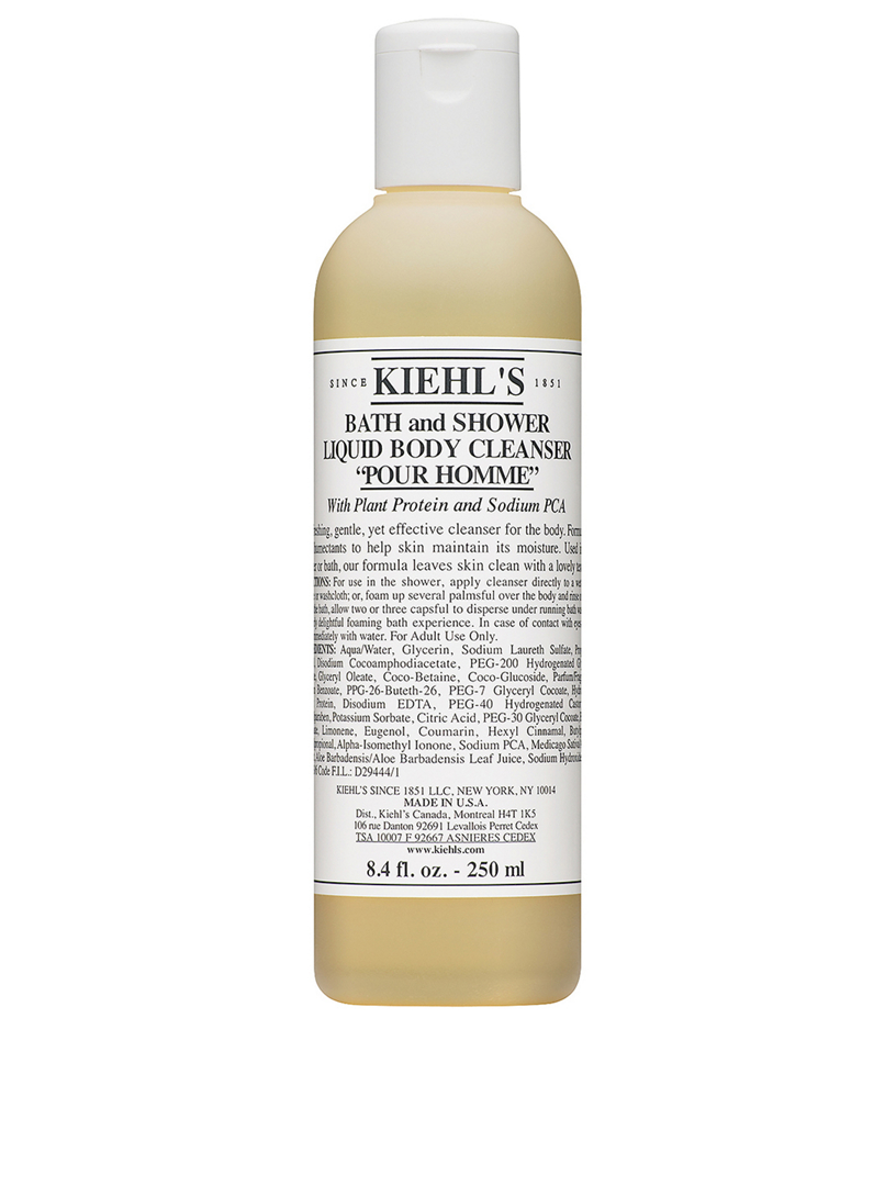 KIEHL'S Bath and Shower Liquid Body Cleanser Pour Homme Holt Renfrew