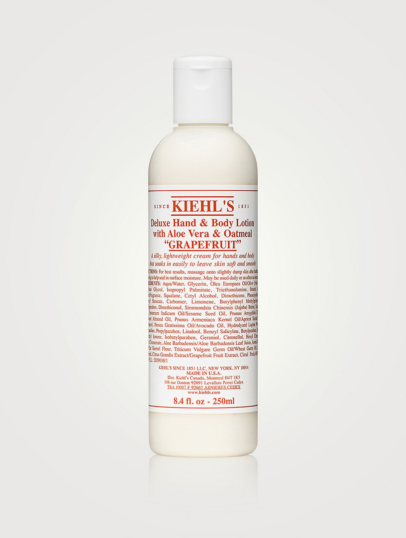 KIEHL'S Deluxe Hand & Body Lotion with Aloe Vera & Oatmeal Grapefruit