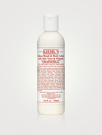 Deluxe Hand & Body Lotion with Aloe Vera & Oatmeal – Grapefruit