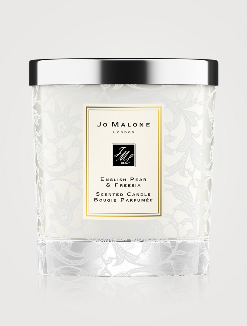 JO MALONE LONDON English Pear & Freesia Home Candle with Lace Design